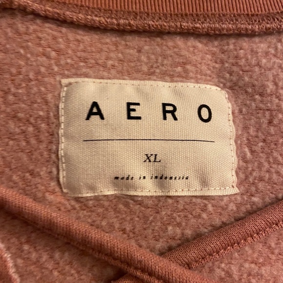 Aeropostale Criss Cross Crewneck Sweatshirt - Picture 3 of 6